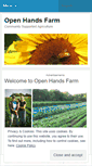 Mobile Screenshot of openhandsfarm.com